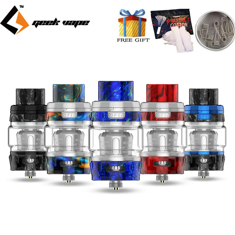 

With gift Original Geekvape Alpha Sub Ohm Tank E Cigarette Atomizer with 4ML Bubble Glass Tube MeshMellow Mesh Coil Fit Nova MOD