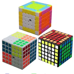 YJ Moyu Aoshi 6x6x6 69 мм Скорость головоломка куб профессиональный Twist кубики Cubo magico классический обучения развивающие Игрушечные лошадки малыш
