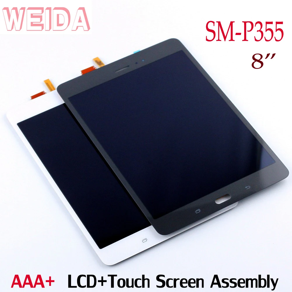 WEIDA/LCD Замена 8 &quotдля Samsung Galaxy Tab A SM P355 ЖК дисплей с сенсорным экраном дигитайзер в