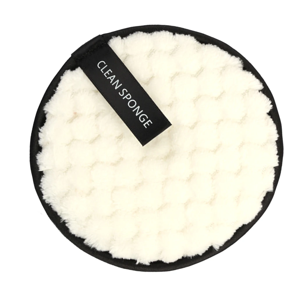 Premium 2 Ways Facial Cleaning Wash Puff Face Sponge Cleansing Pad Soft Pads,Diameter: 12cm/4.72inch