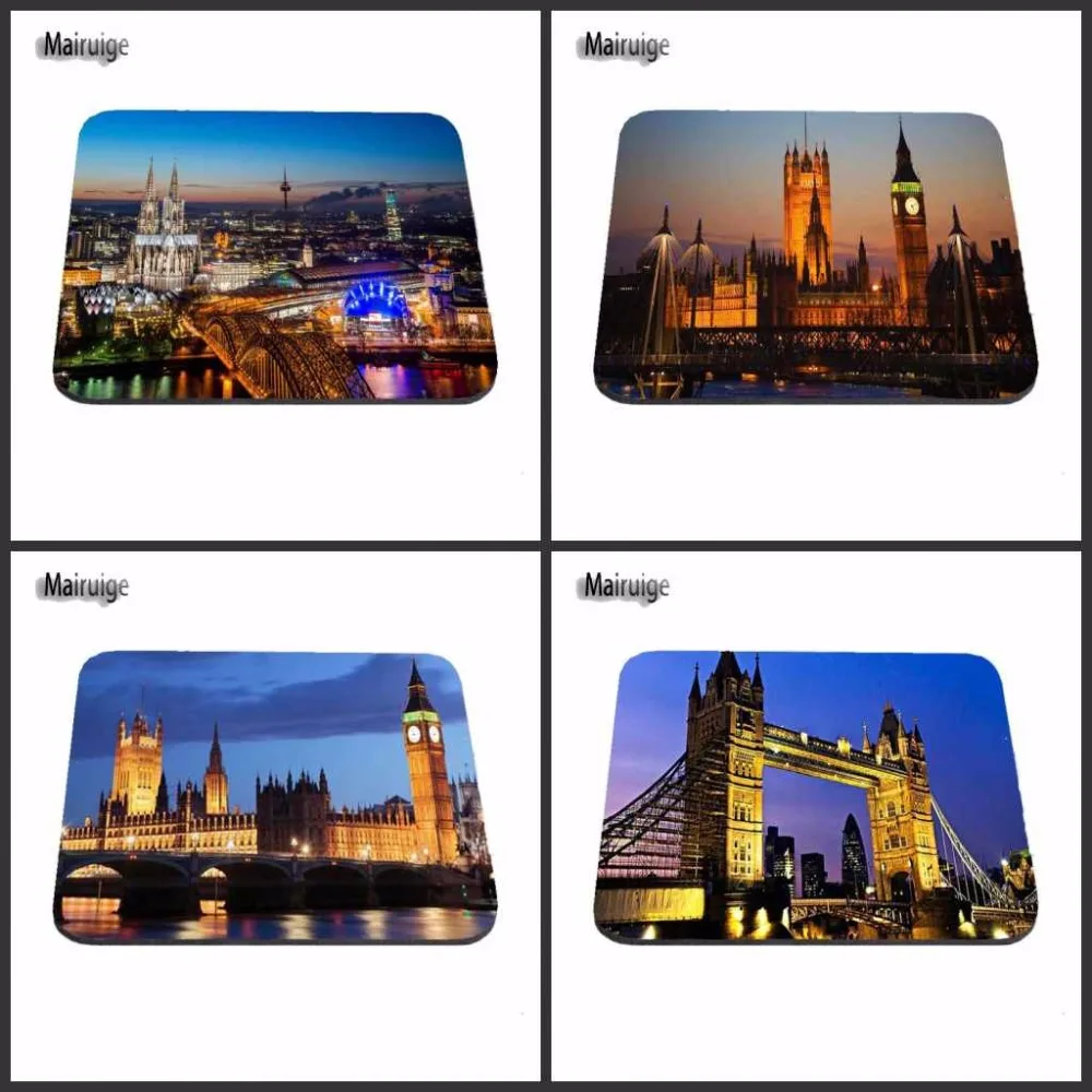 

Top Sell Love Big Ben UK London Night Time Scenery Stylish Mouse Pad Gaming Rectangle Mousepad 22x18cm And 25x20cm And 25x29cm