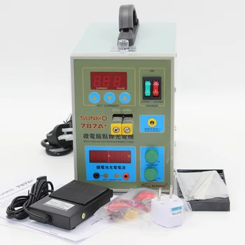 

2016 LED SUNKKO 787A+ Pulse Battery Spot Welder Applicable Notebook Phone Battery Precision Welding Machine with Pedal POWER