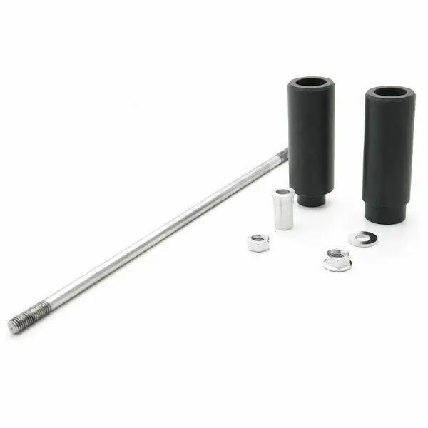 

Motorcycle Parts Black No Cut Crash Protector Delrin Frame Sliders For Suzuki Sv650 Sv1000 Sv 2018 2017 2016 2015 2014 All Year