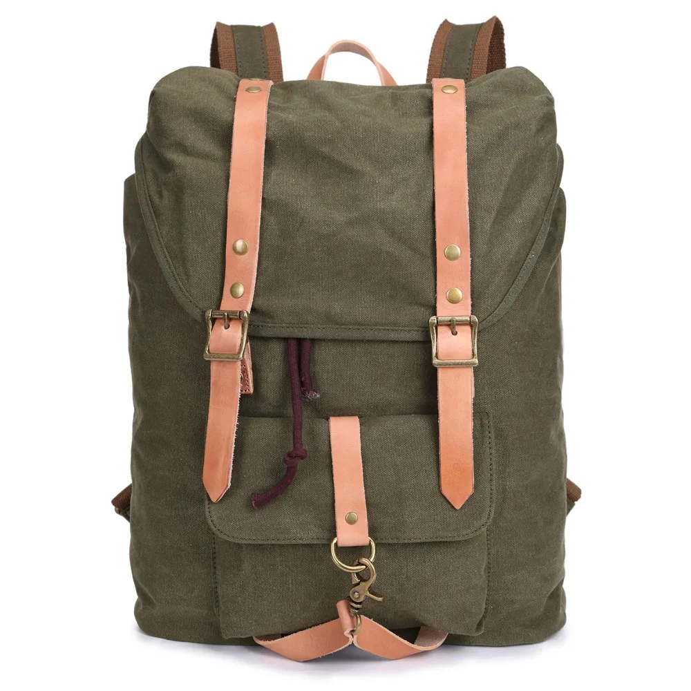 

Fashion Casual Backpack Canvas Shoulder Bag Travel Bag Student Bag Out-Door S-ports Rucksack