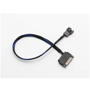 

New 1 PCS SATA converts 3/4 pin fan wire, power converts fan power, fan switching wiring, fan hub expands pure copper wire core