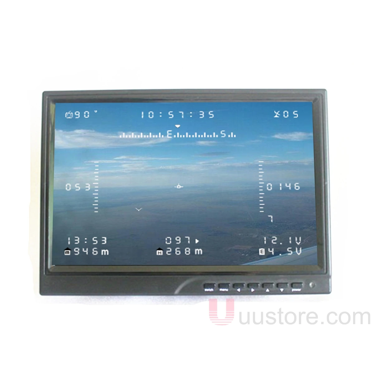 10.1 Inch HD IPS Screen FPV Monitor HDMI 1920*1200 1080P Display Brightness 400cd/m2 for Aerial photography