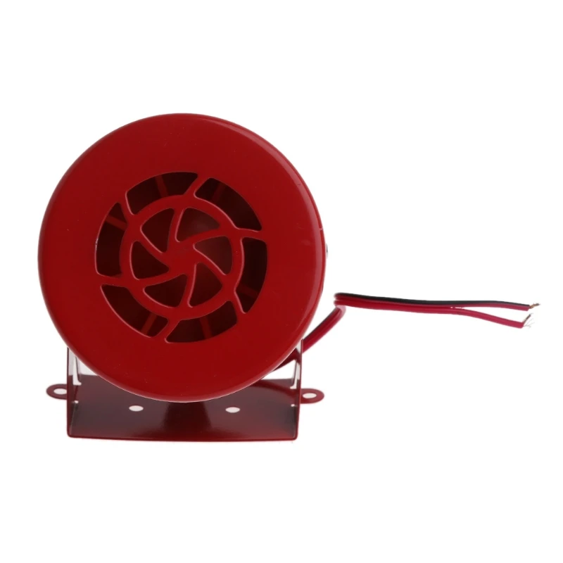 Universal DC 12V Red 3" Driven Air Raid Siren Horn Speaker Alarm 50's fit for Automotive Car Truck Motorcycle Yacht Boat