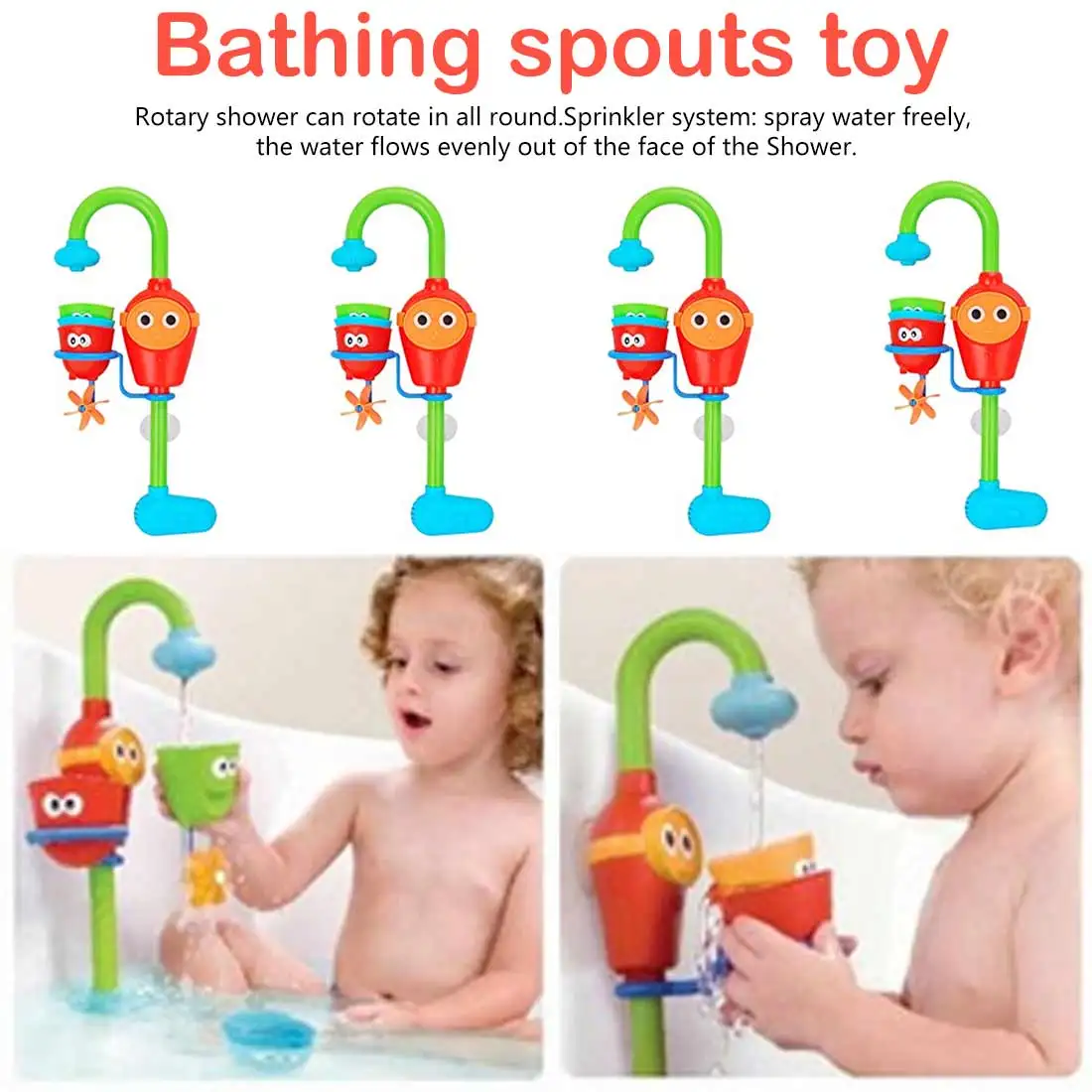 

Home indoor Bath toys Bathing spouts baby Play Water in the bathroom kids pool swimming Bathtub toys