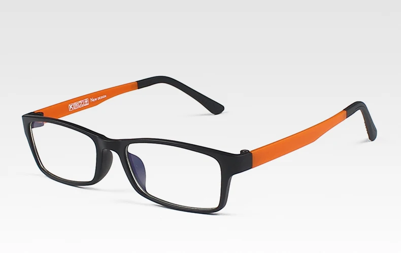 ULTEM(PEI)-вольфрамовые компьютерные очки анти-синий лазер усталость радиация-устойчивые очки оправа 1302 - Цвет оправы: Оранжевый