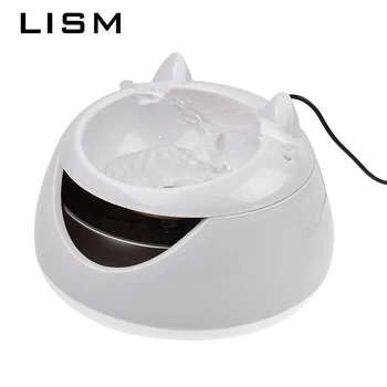 

EU/US Plug 1.5L Automatic Cat Water Fountain Electric Water Fountain Dog Cat Pet Drinker Bowl Pet Puppy Drinking Fountain 2019
