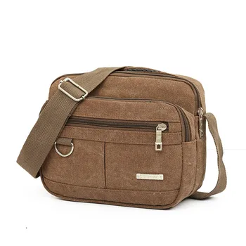 

Man Bag Canvas Casual Travel Crossbody Messenger sacoche homme bags for men 2019 bolso hombre sac main femme schoudertas dames