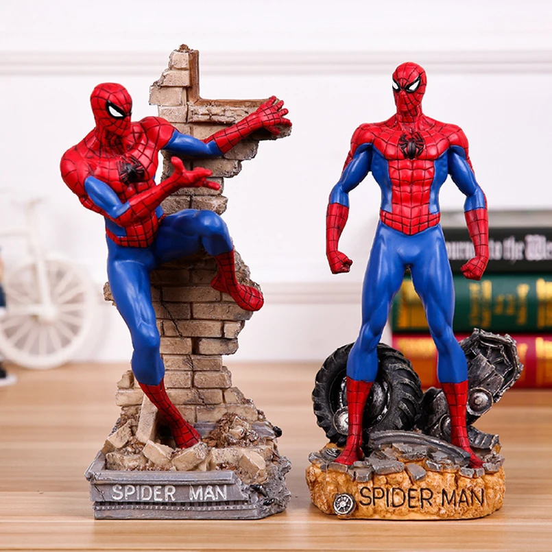 30 см Бэтмен Фигурки игрушки Brinquedos супер герой Человек паук Железный человек Аниме любовник Коллекционная модель игрушки для мальчиков Рождественский подарок
