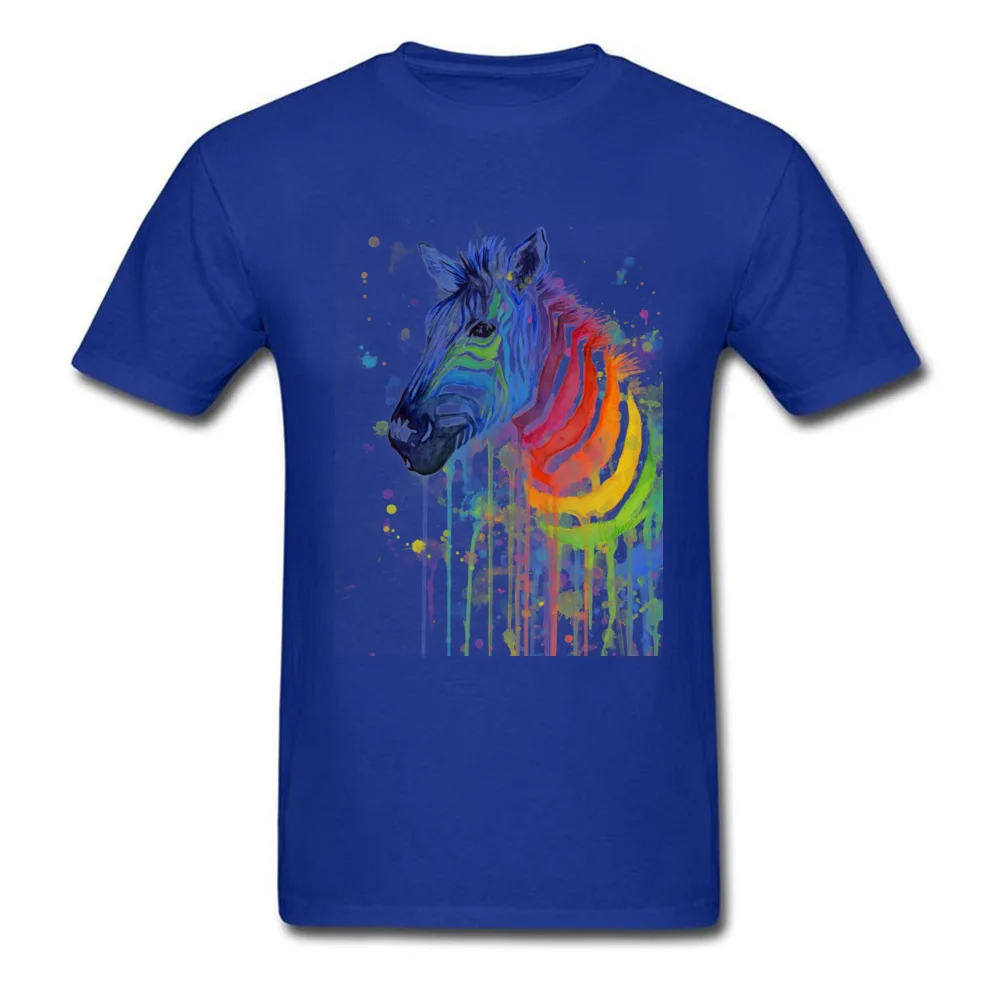 Zebra Rainbow Watercolor - Ode to Fruit Stripes_blue