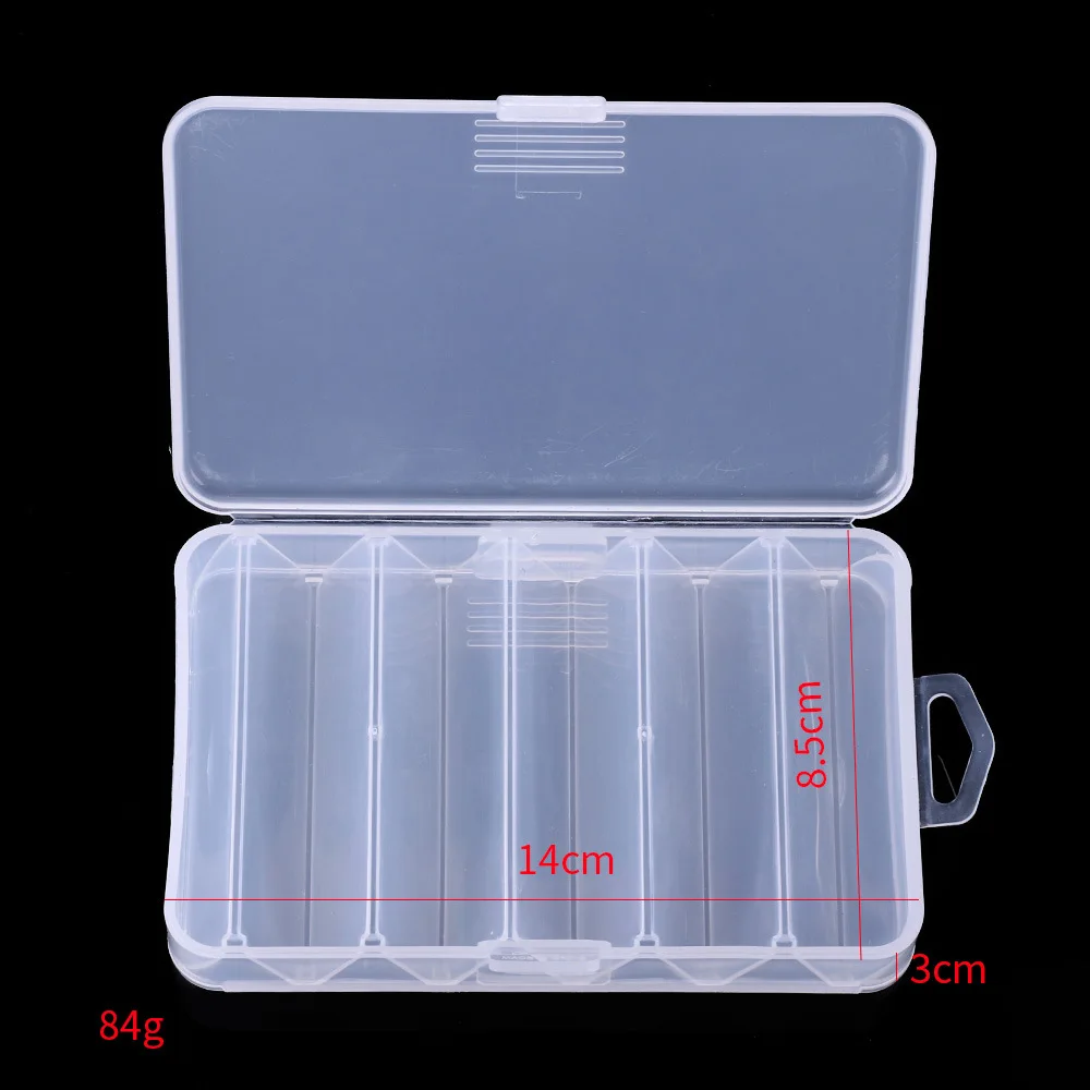 Fishing Lure Box Double Sided Tackle Box Multifunctional Fishing Box Accessories Box Minnows Bait Fishing Tackle Container - Цвет: Small