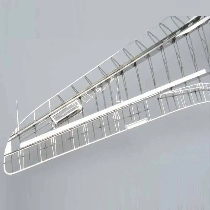 Sale All-metal alloy DIY assembly aircraft model 1/48 F6F-5 hell cat fighter skeleton puzzle 4