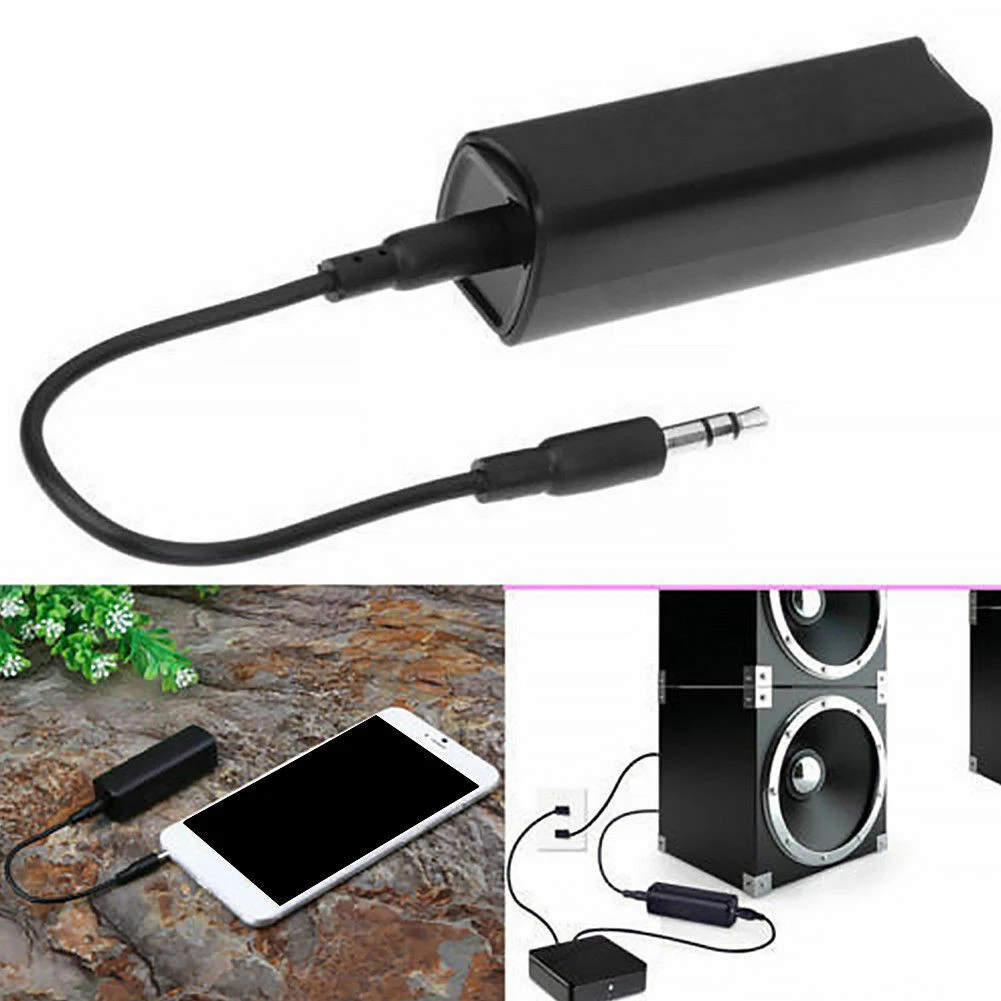 

3.5mm Audio Cable Anti-interference Ground Loop Noise Isolator Cancelling Reducer Filter Killer for Car Audio Home Stereo System