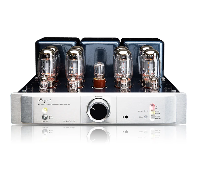 

cayin A-100T MK2 high power HIFI push-pull tube amplifier integrated power amplifier KT88*8 6SN7 12AU7*4