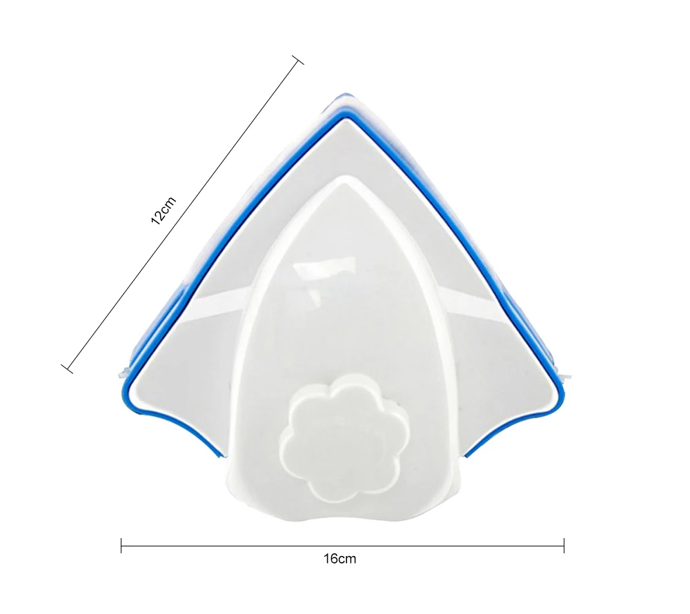 Бытовой практический двойной двухсторонний Магнитный стеклянный протрите регулируемое круглое окно очиститель стекло Чистящая щётка#3