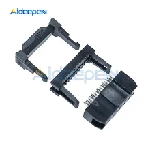 10 шт./лот IDC гнездовой разъем 2,54 мм шаг 2x5 Pin 10 Pin FC-10 FC-14 разъем