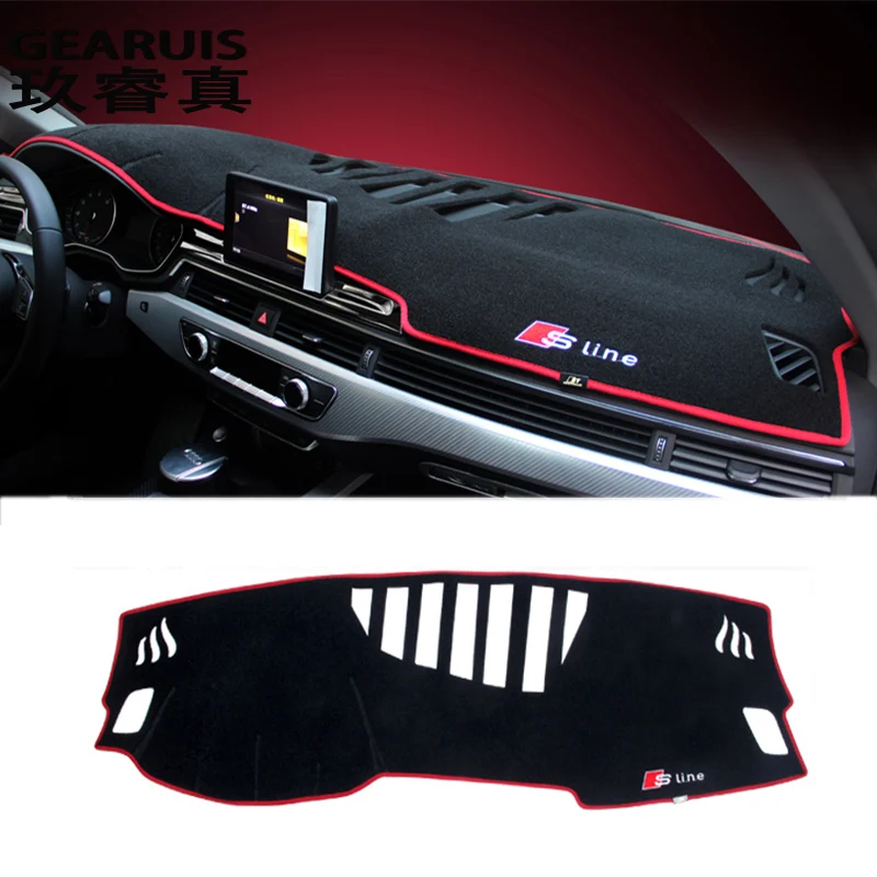 Car styling Interior Dashboard Covers Stickers Mats Shade Cushion