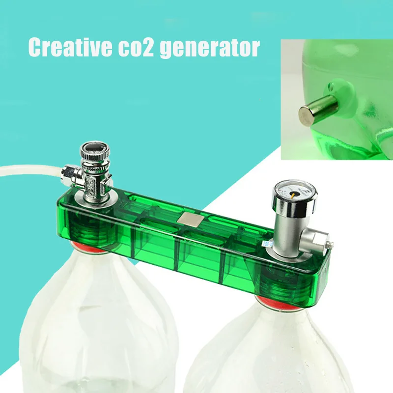

DIY CO2 Generator System Kit Diffuser Air Flow Adjustment Valve Water Plant Aquarium TT-best