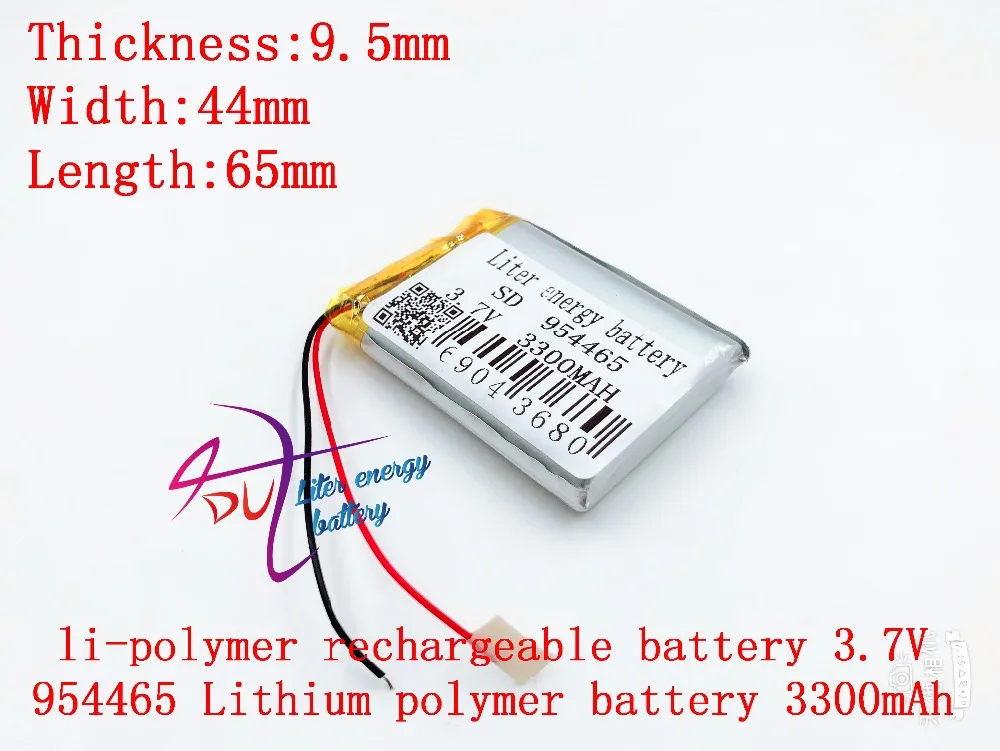 Лучший бренд батареи 3 7 V 3300mAH 954465 полимерный литий-ионный/литий-ионный