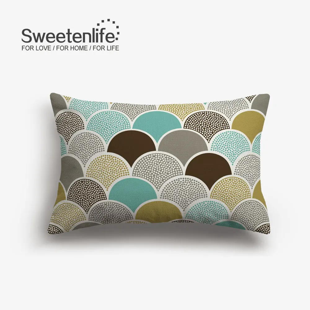 Sweetenlife 45x45 см наволочка для подушки креативные геометрические декоративные подушки высокое качество белая льняная ткань Подушка для стула - Цвет: SL0362-L