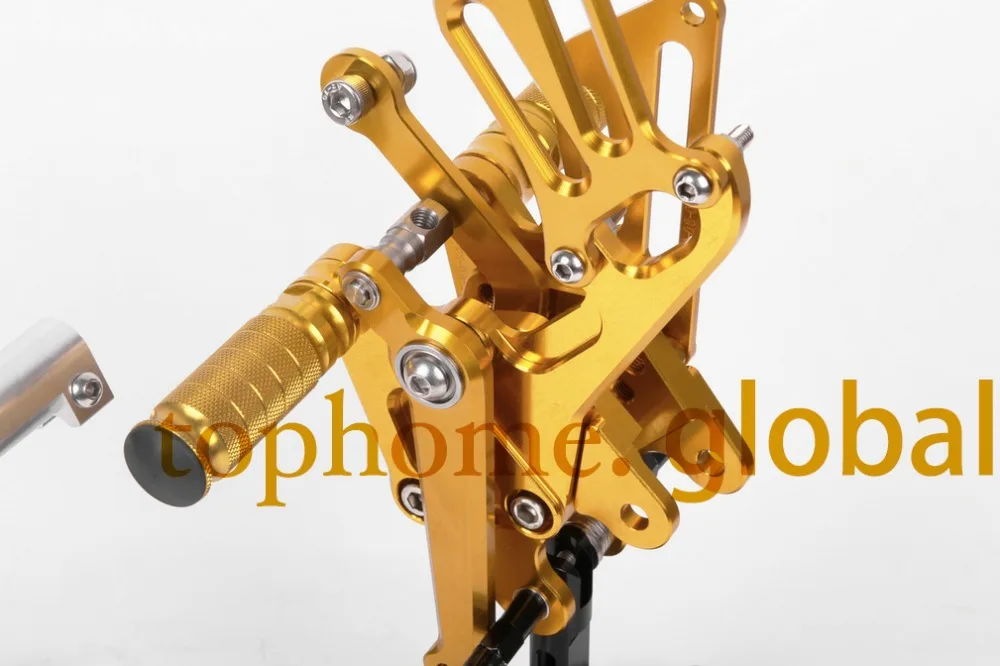 Мотоциклетные золотые комплекты задних ножек с ЧПУ комплект колышек для Yamaha YZF R1