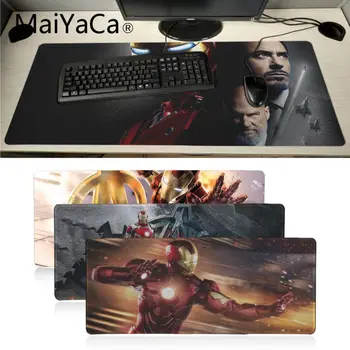 

Maiyaca Iron Man Avengers hero Office Mice Gamer Mouse Pad Gaming Mousepad For PC Laptop Notebook large mouse pad gamer desk pad