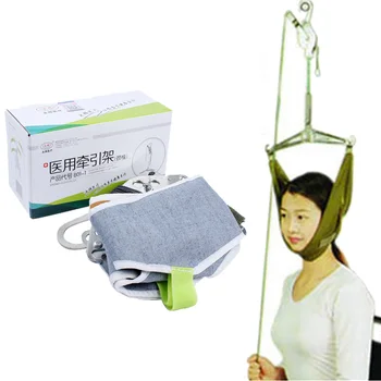 

Neck Massager Cervical Traction Device Kit Neck Back Stretcher Adjustment Chiropractic Back Head Massager relaxation