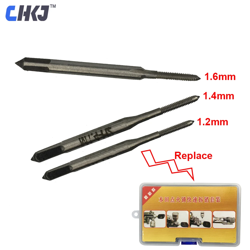 

CHKJ Replacement Removal Pin Cancellation Nails For Honda Ignition Car lock Disassembly Pin 1.2MM/1.4MM/1.6MM Locksmith Tools