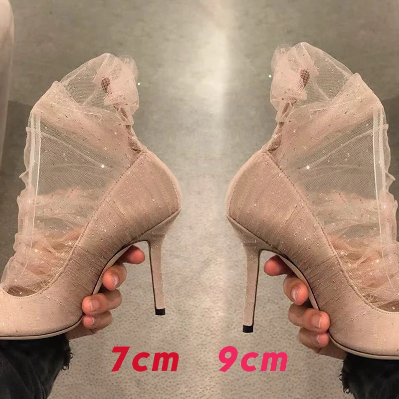 MONMOIRA/Роскошные женские туфли-лодочки на высоком каблуке с кристаллами; элегантные кружевные свадебные туфли; женские пикантные туфли с острым носком на высоком каблуке; SWB0141