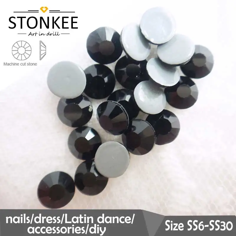 Flat Beads HotFix crystal and colors Rhinestone iron on stone for