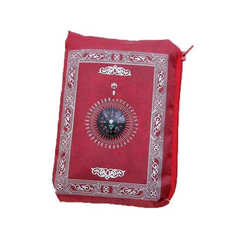 Muslim Prayer Rug New Waterproof Muslim Travel Pocket Prayer Mat with Compass