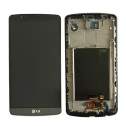 100% оригинал для LG G3 ЖК-дисплей D850 D851 D855 ЖК дисплей с сенсорным экраном Цифровая сборка с основой Бесплатная доставка