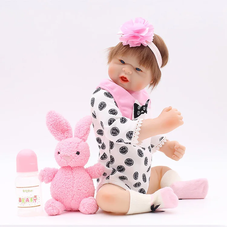 

Bebes reborn realista full silicone reborn dolls toys 50cm real newborn baby alive doll can bathe child gift bonecas reborn