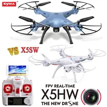 2016 NEW Syma X5HW FPV RC Quadcopter Drone with WIFI Camera Pressure High VS Syma x5sw -1 Upgrade RC Helicopter Toys