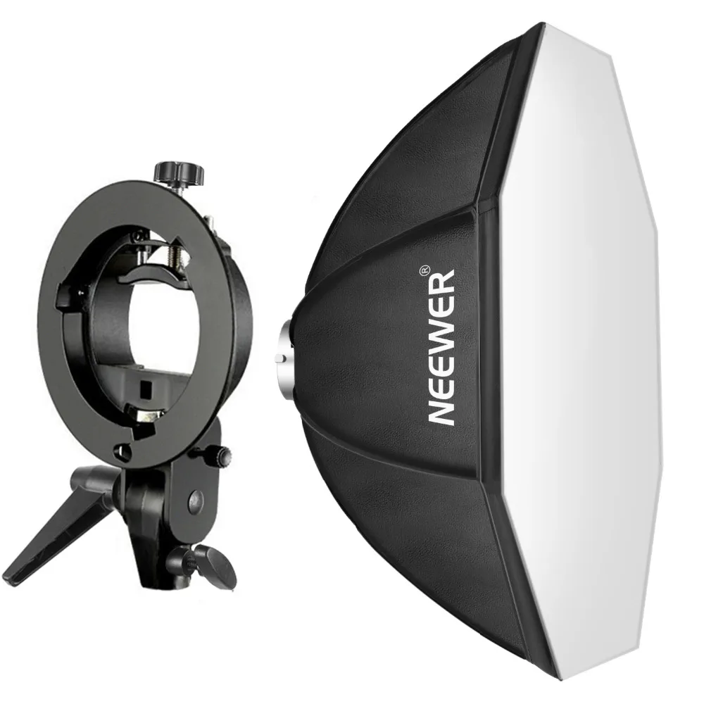 Восьмиугольный софтбокс Neewer 32x32 дюйма/80x80 см для Speedlite с держателем кронштейна S Type
