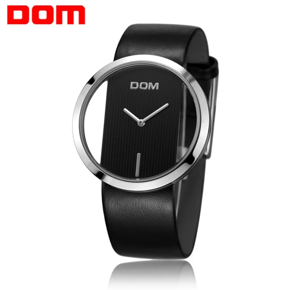 

DOM Top Brand Luxury Casual Women's Watches Quartz Unique Stylish Waterproof Watch Leather Lady Sport Wrist Watch Clock LP-205