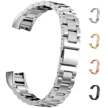 Ремешок на запястье браслет для нержавеющей стали замена металла Fitbit ACE умные наручные часы 18Jul10