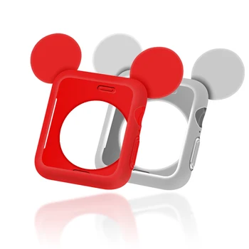 

Cartoon Mickey pattern watch case For apple watch case 40mm&for apple watch 4 44 mm Protective Cover Accessories for iwatch 40mm