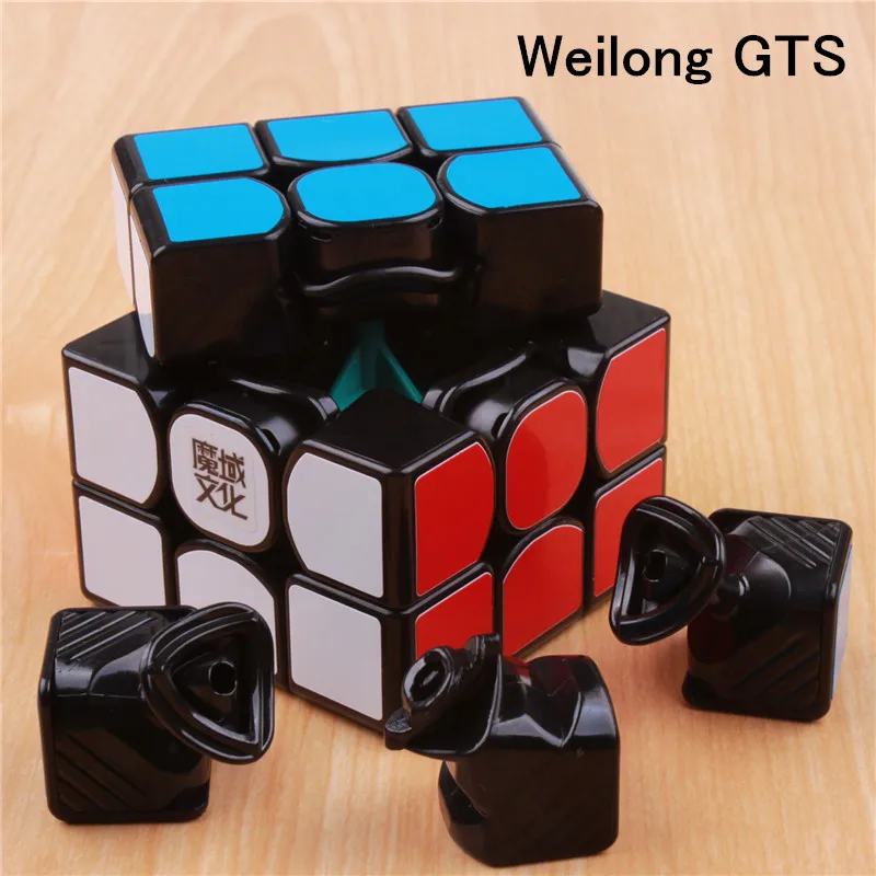 3x3x3 moyu weilong gts v2 M 3 m Магнитный пазл магический gts2M скоростной куб gts 2 M магниты cubo magico профессиональные игрушки для детей