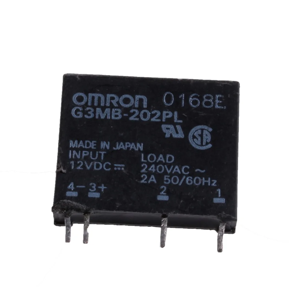 

1Pc New Solid State Relay G3MB-202P DC-AC PCB SSR In 12V DC Out 240V AC 2A G08 Great Value0503