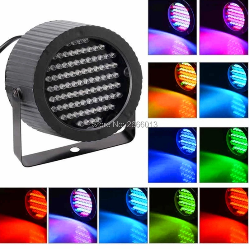 

Niugul 86pcs RGB MiX LED Par Light Professional Stage Dyed Wash Effect Lights DMX LED Strobe Light Party Disco DJ Christmas Lamp