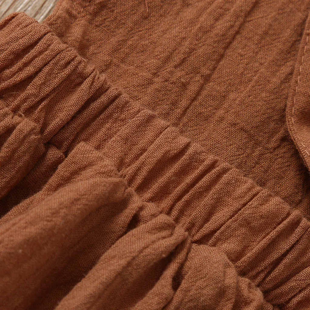 فتيات صغيرات يتدربن على المشي الزهور عارية الذراعين الدانتيل شرابة قمم رومبير ملابس الطفل ملابس الطفل فتاة رومبير Infantil الملابس زي 2019