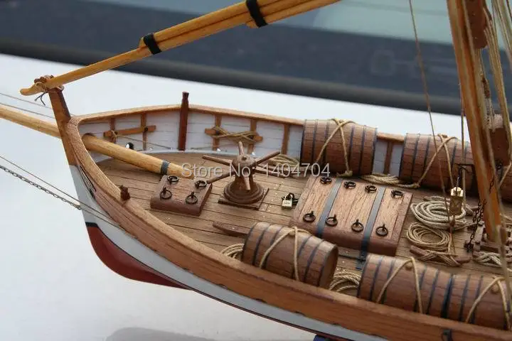 Модель NIDALE Sacle 1/48 классический древний Парусник модель комплект: средиземноморский LEUDO 1800-1900 корабль деревянная модель
