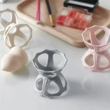 1Pcs Professional Makeup Sponge Holder Beauty Makeup Powder Puff Storage Rack Egg Sponge Drying Stand Holder Make UP Accessories 2 pcs makeup sponge holder drying stand