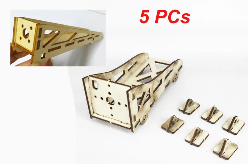 

5PCs Universal Wooden Motor Mount Holder Seat for RC Airplane FPV Racing Paper Plane Delta Wing Equipment Compartment