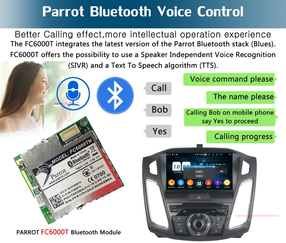 " ips 8 ядерный 4 Гб ram+ 64 Гб rom Android 9,0 автомобильный DVD радио gps для Ford Focus 2012 2013 DSP CarPlay Parrot BT