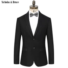 N& B пиджак мужской формальный черный блейзер мужской s Frock пальто Свадебная куртка мужской шерстяной хлопковый костюм пальто платье-пиджак человек SR18